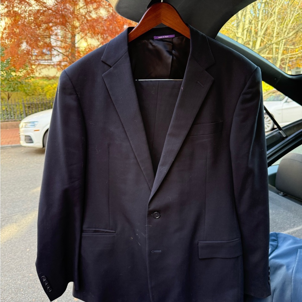 Ralph Lauren Purple Label Travelwear Suit Black